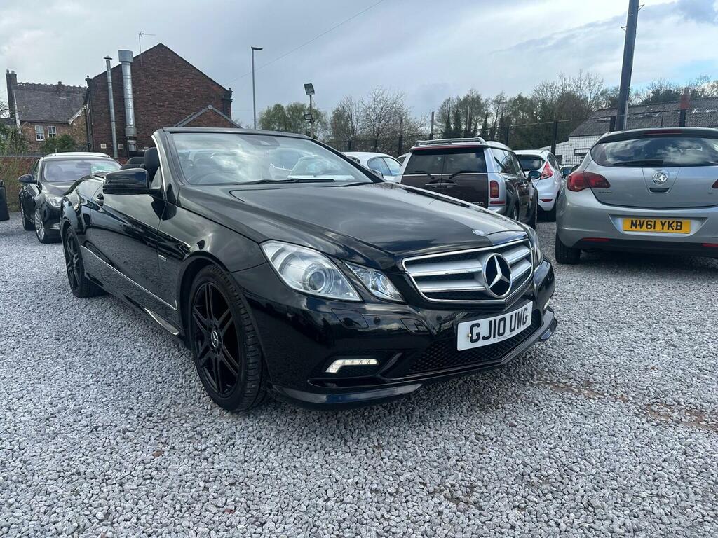 Mercedes-Benz E Class Convertible 3.0 E350 Cdi V6 Blueefficiency Sport C Black