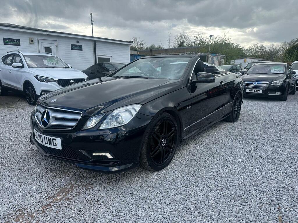 Mercedes-Benz E Class Convertible 3.0 E350 Cdi V6 Blueefficiency Sport C GJ10UWG Black #3