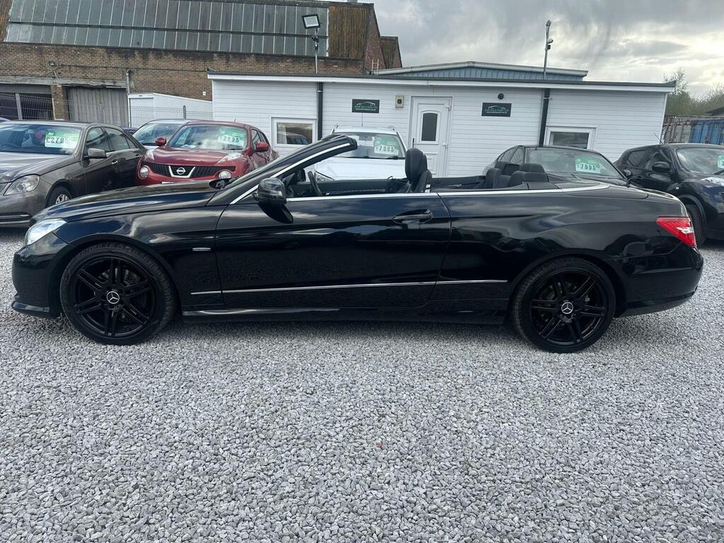 Mercedes-Benz E Class Convertible 3.0 E350 Cdi V6 Blueefficiency Sport C GJ10UWG Black #4