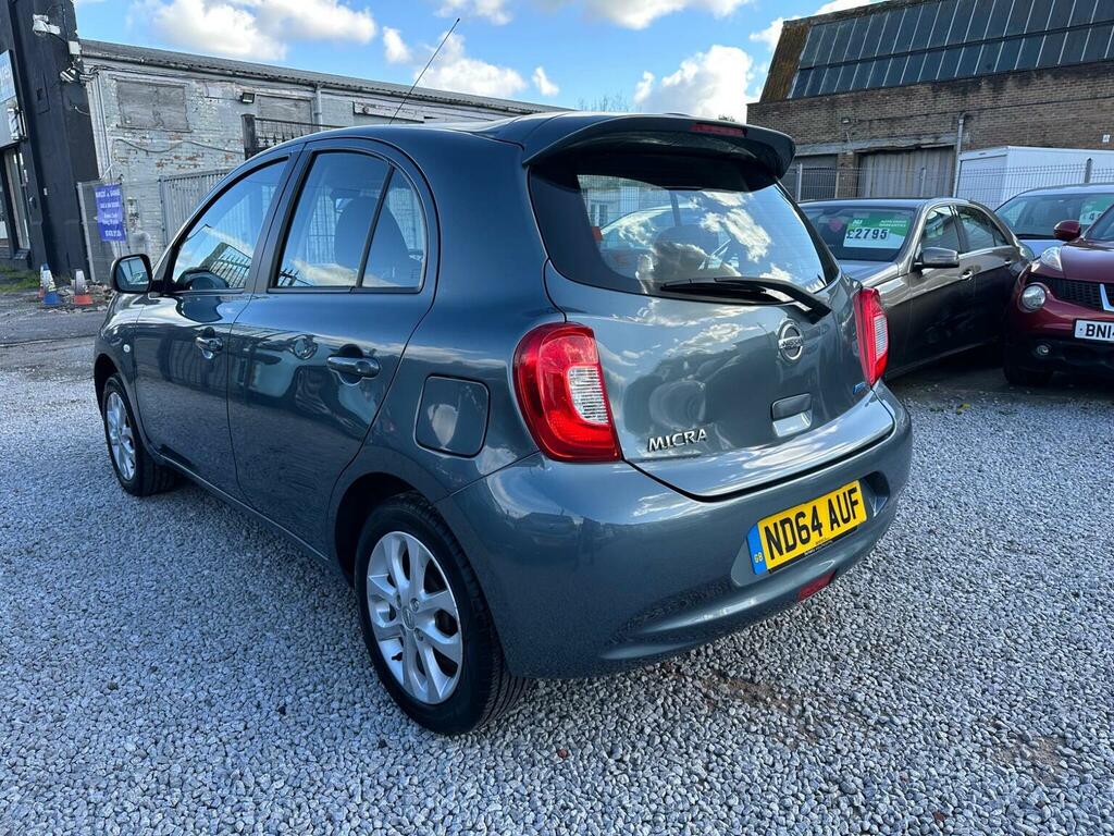 Nissan Micra Hatchback 1.2 Acenta Euro 5 201464 ND64AUF Grey #6