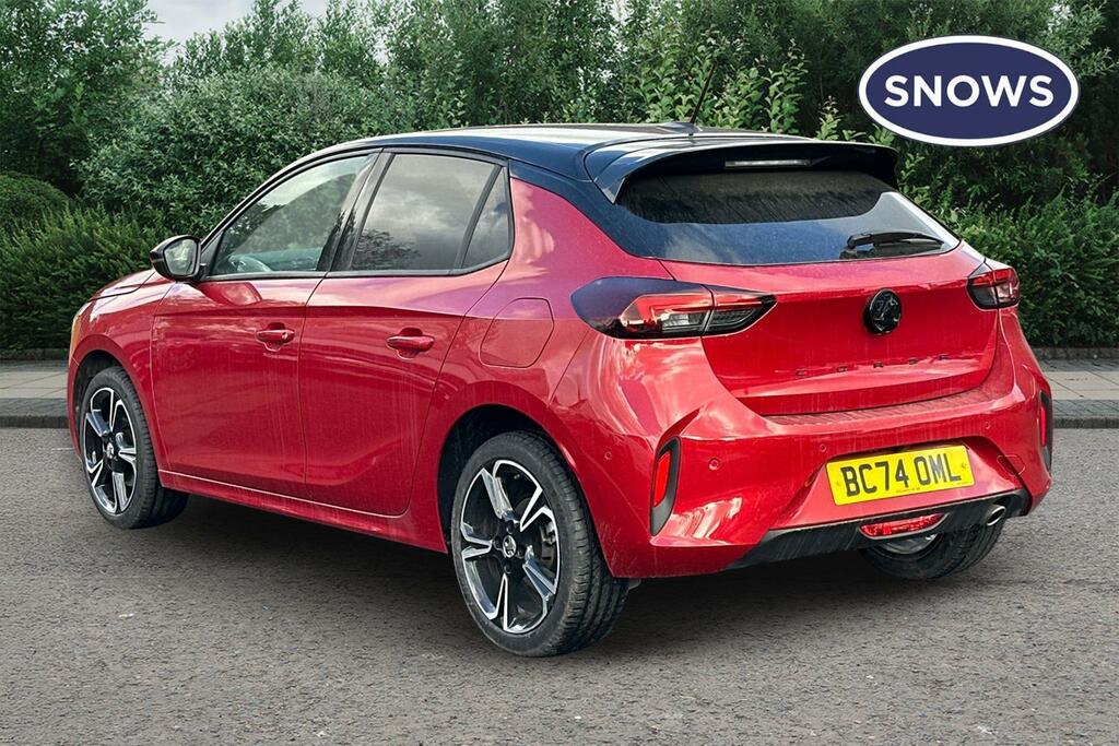 Vauxhall Corsa 1.2 Turbo Gs Euro 6 Ss BC74OML Red #3