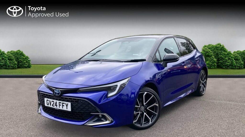Toyota Corolla 1.8 Vvt-h Excel Cvt Euro 6 Ss GV24FFY Blue #3