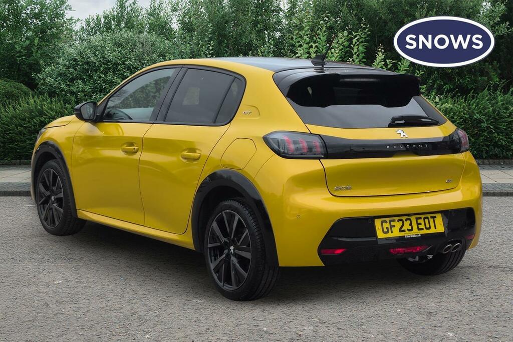 Peugeot 208 1.2 Puretech Gt Eat Euro 6 Ss GF23EOT Yellow #3