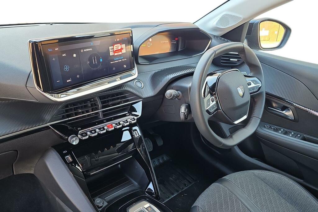Peugeot e-208 50Kwh Allure 7.4Kw Charger HN74KKB Grey #6