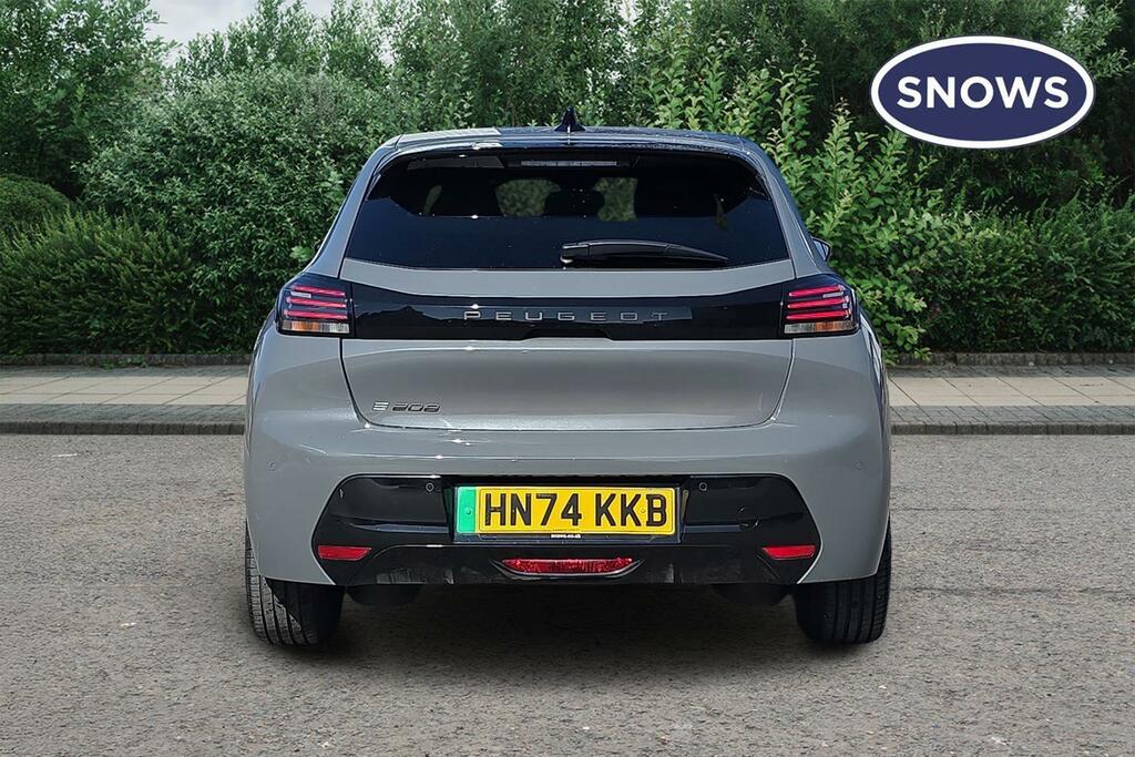 Peugeot e-208 50Kwh Allure 7.4Kw Charger HN74KKB Grey #4