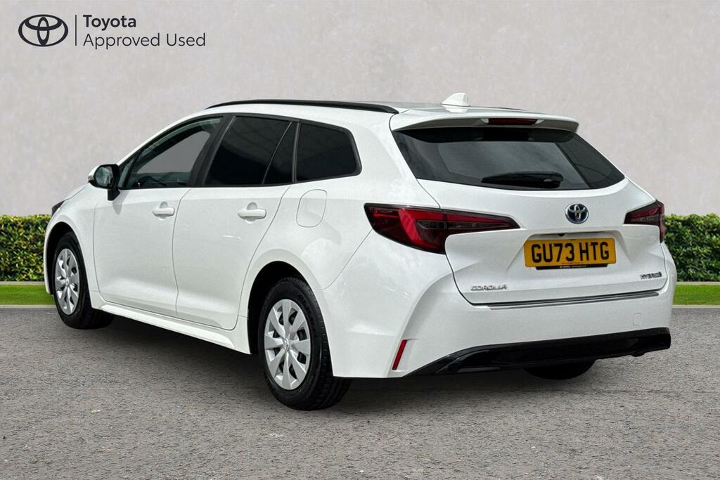 Toyota Corolla 1.8 Vvt-h Cvt Euro 6 Ss GU73HTG White #4