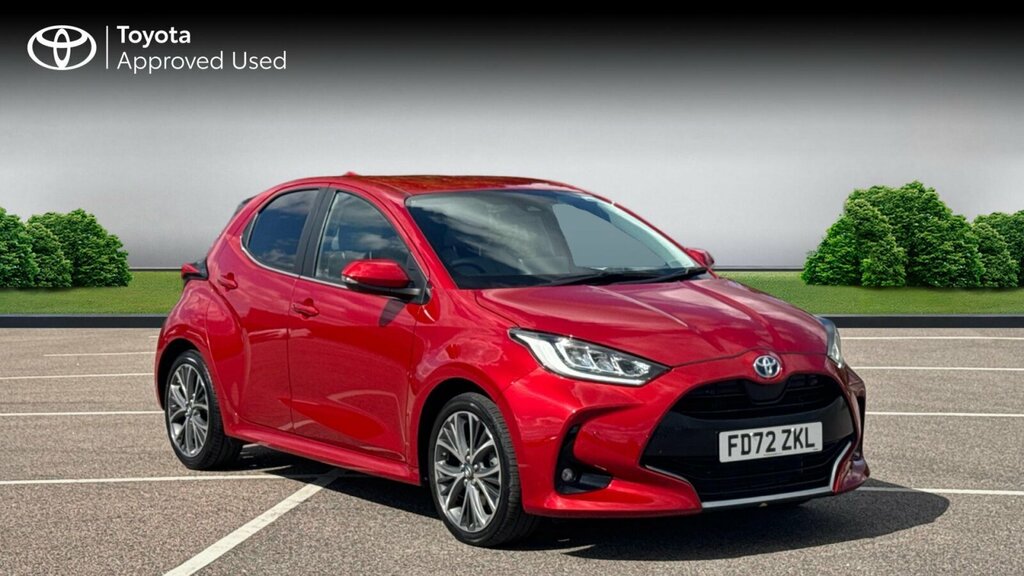 Toyota Yaris 1.5 Vvt-h Excel Hatchback Hybrid E-cvt Red