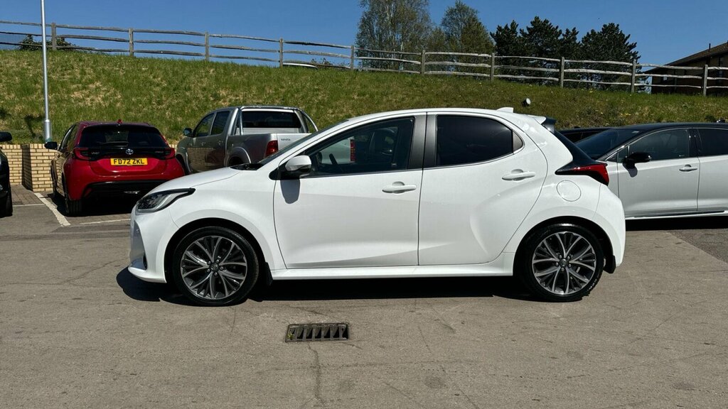 Toyota Yaris 1.5 Vvt-h Excel Hatchback Hybrid E-cvt WU23XPH White #5