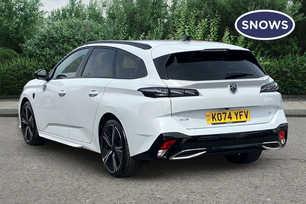 Peugeot 308 1.2 Gt E-dsc6 Euro 6 Ss KO74YFV White #3