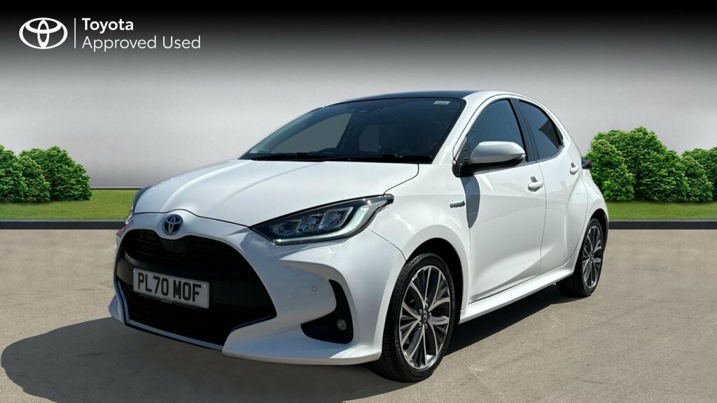 Toyota Yaris 1.5 Vvt-h Excel Hatchback Hybrid E-cvt PL70MOF White #3