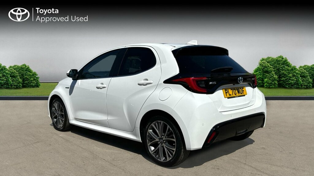 Toyota Yaris 1.5 Vvt-h Excel Hatchback Hybrid E-cvt PL70MOF White #4