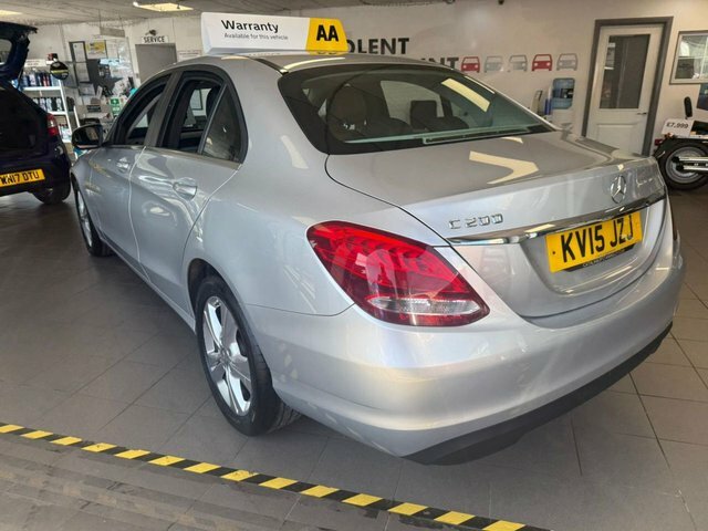 Mercedes-Benz C Class 2015 2.0 C200 Se Saloon 7G-tronic Euro KV15JZJ Silver #2