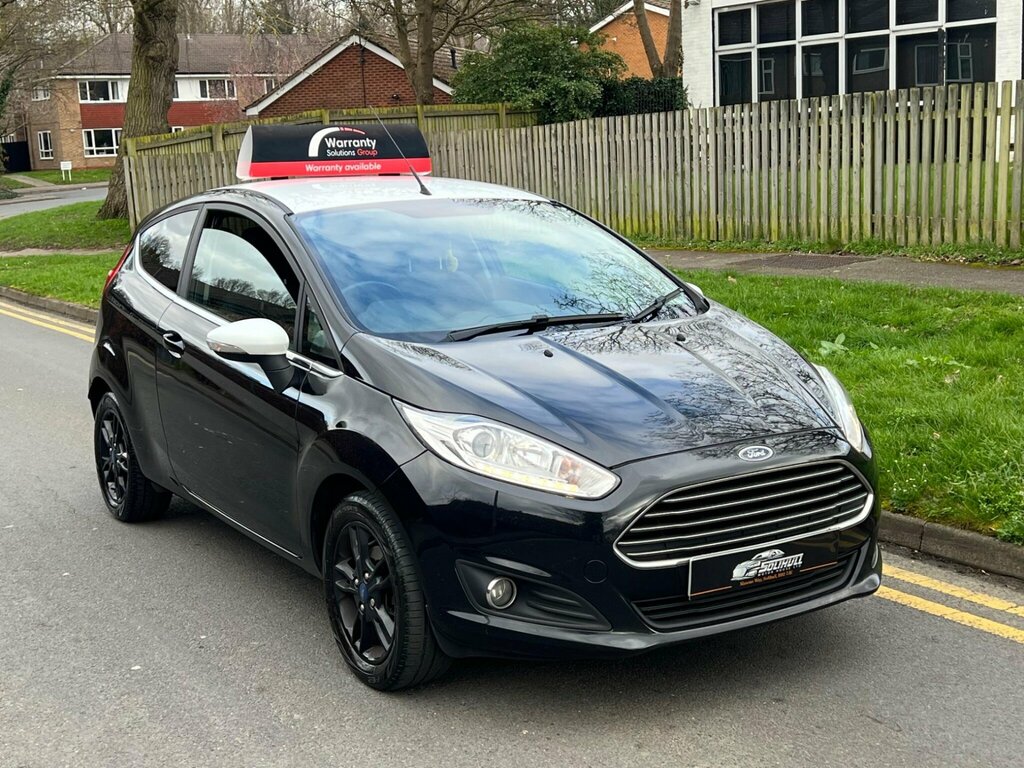 Ford Fiesta 1.25 Zetec Black Edition Euro 6 PK16UWP Black #3