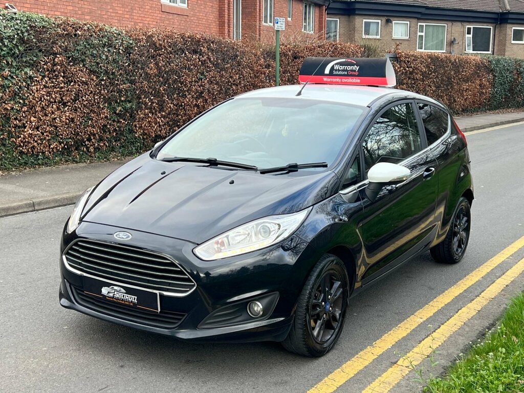 Ford Fiesta 1.25 Zetec Black Edition Euro 6 PK16UWP Black #4
