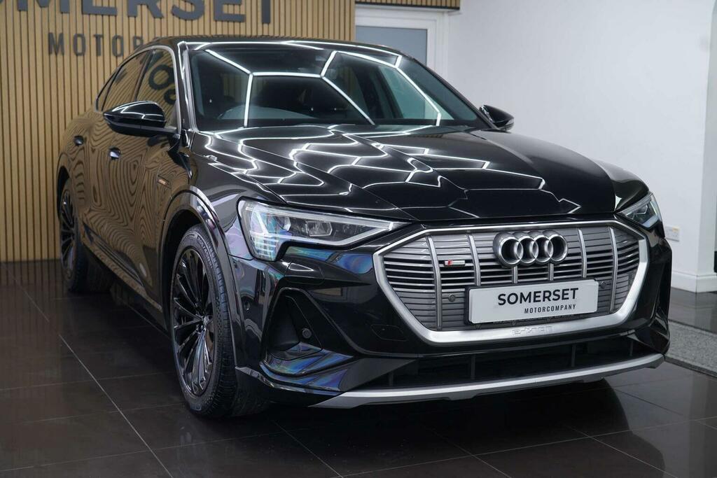 Audi E-tron Suv 55 S Line Sportback Quattro 95Kwh 20 DL03WEY Black #4