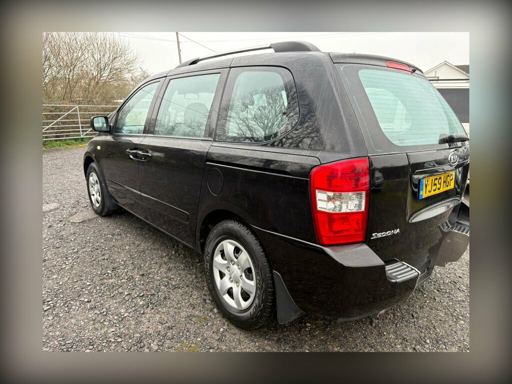 Kia Sedona 2.9 Crdi Gs Mpv 206 Gkm, 182 B YJ59HGP Black #4