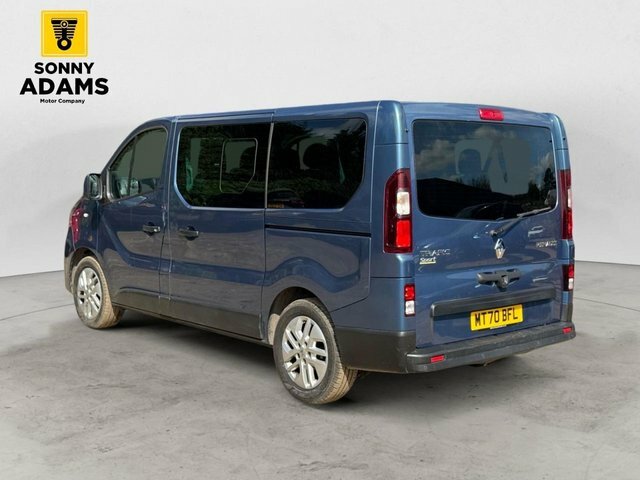 Renault Trafic 2.0 Dci Energy 28 Sport Nav Minibus Double Cab MT70BFL Blue #6