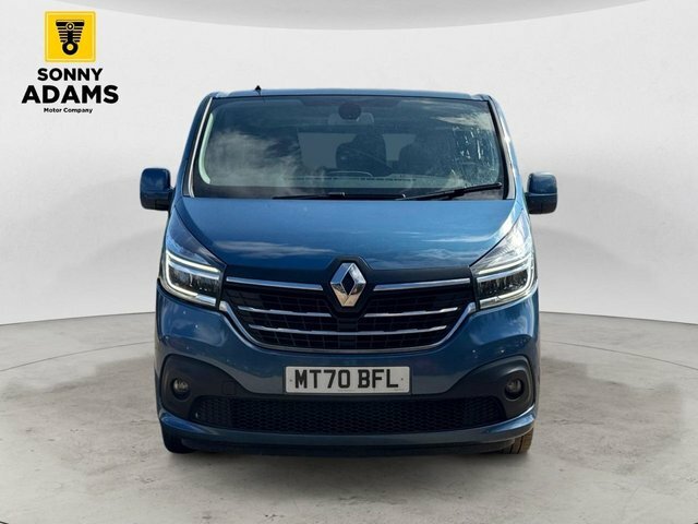 Renault Trafic 2.0 Dci Energy 28 Sport Nav Minibus Double Cab MT70BFL Blue #2