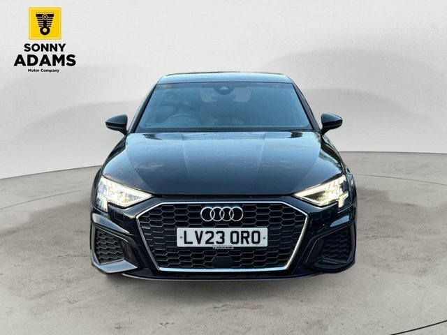 Audi A3 1.0 Tfsi 30 S Line Sportback S Tronic E LV23ORO Black #2