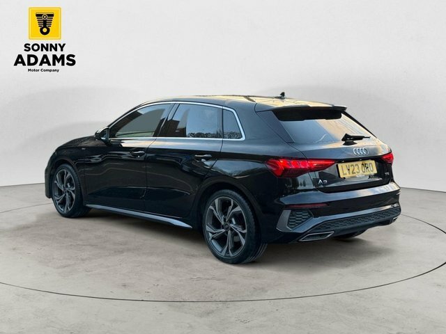 Audi A3 1.0 Tfsi 30 S Line Sportback S Tronic E LV23ORO Black #6