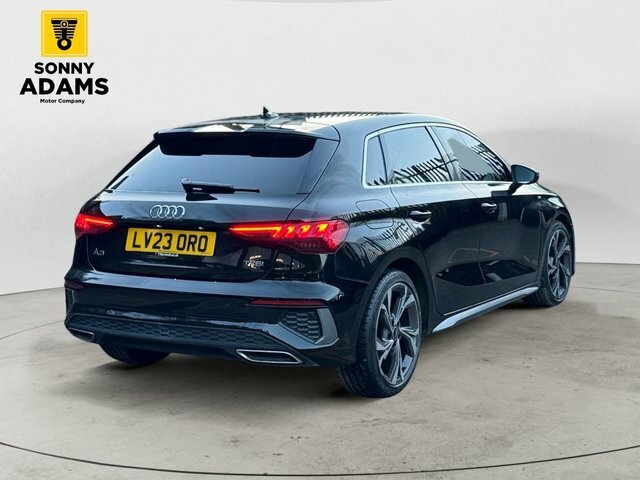 Audi A3 1.0 Tfsi 30 S Line Sportback S Tronic E LV23ORO Black #4