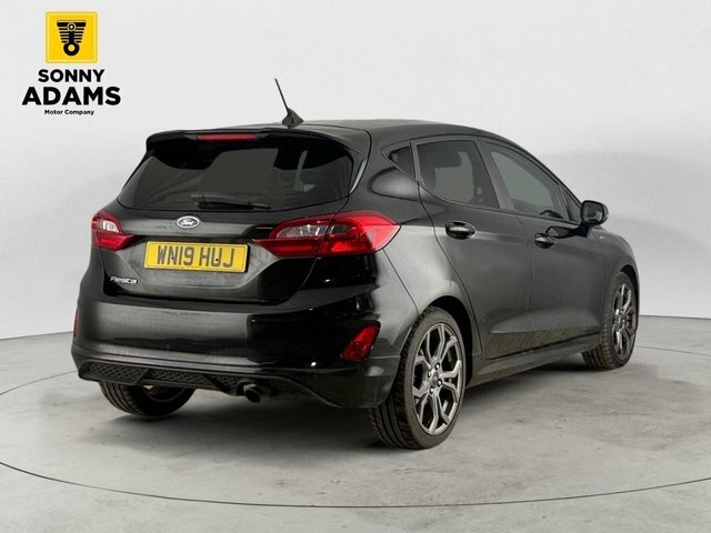 Ford Fiesta 1.0T Ecoboost Gpf St-line Hatchback Man WN19HUJ Black #4