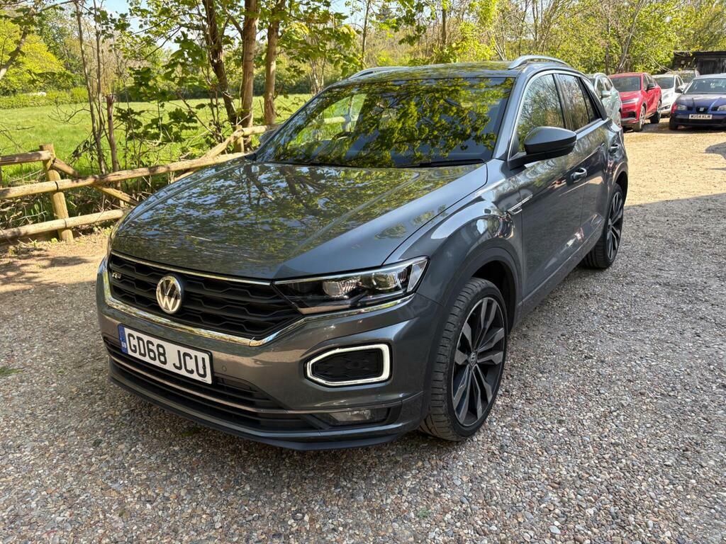 Volkswagen T-Roc 1.6 Tdi R-line Euro 6 S S Grey #4