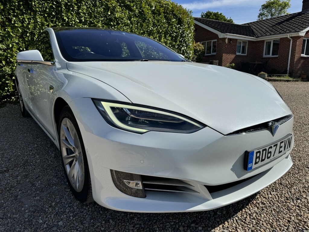 Tesla Model S Hatchback 75D Dual Motor 201767 White #4