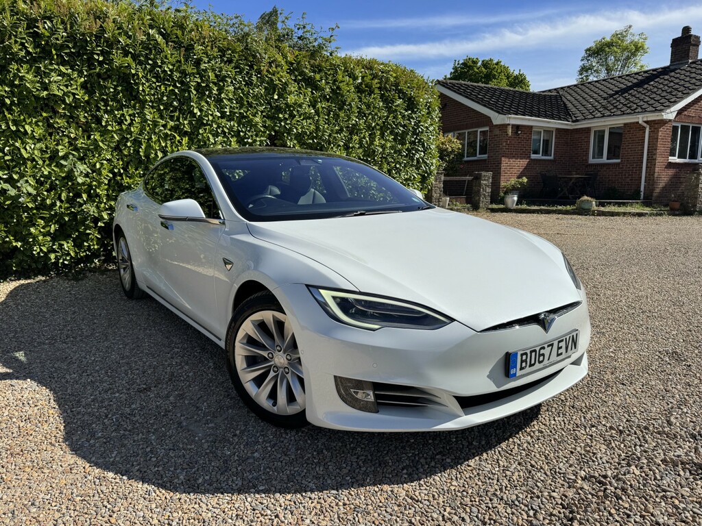 Tesla Model S Hatchback 75D Dual Motor 201767 White #2