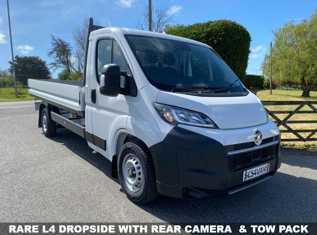 Vauxhall Movano 3500 L4 Hd Prime Dropside 2.2 Cdti Biturbo 140Ps White