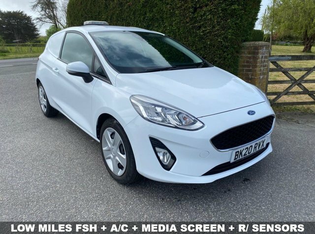 Ford Fiesta Van Car Derived Van 1.5Tdci 85Ps White