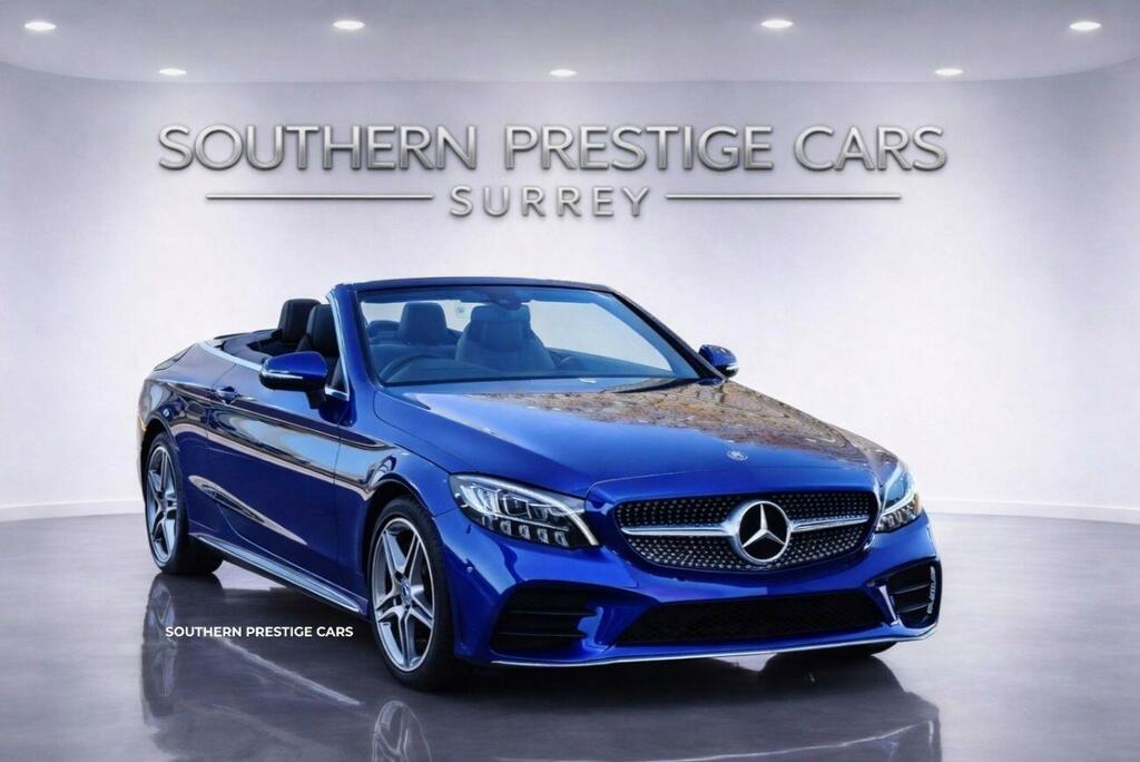 Mercedes-Benz C Class 2.0 C220d Amg Line Cabriolet G-tronic Euro 6 Ss Blue