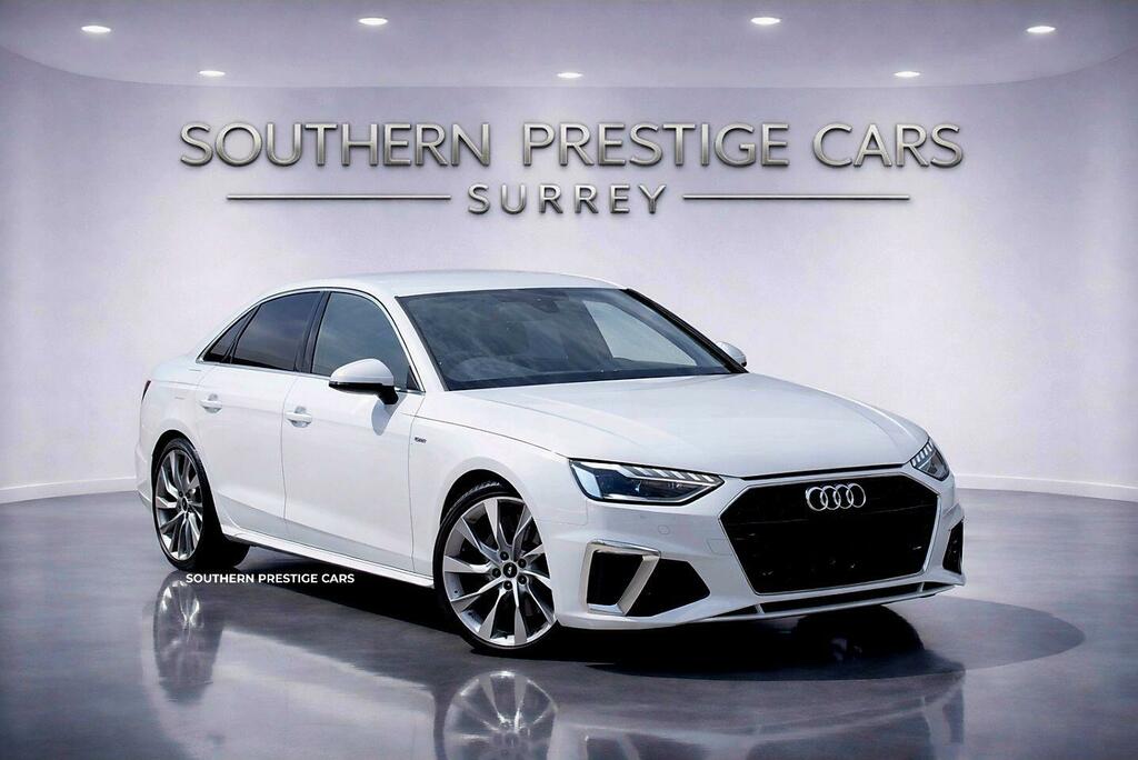 Audi A4 2.0 Tfsi 40 S Line S Tronic Euro 6 Ss White