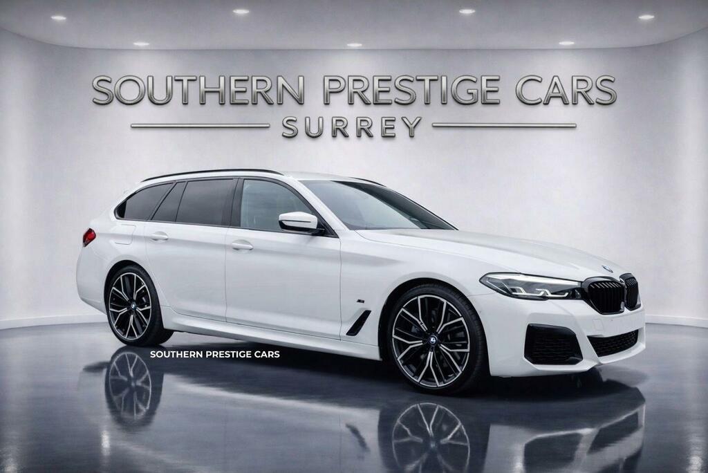 BMW 5 Series 2.0 520I Mht M Sport Touring Steptronic Euro 6 S White