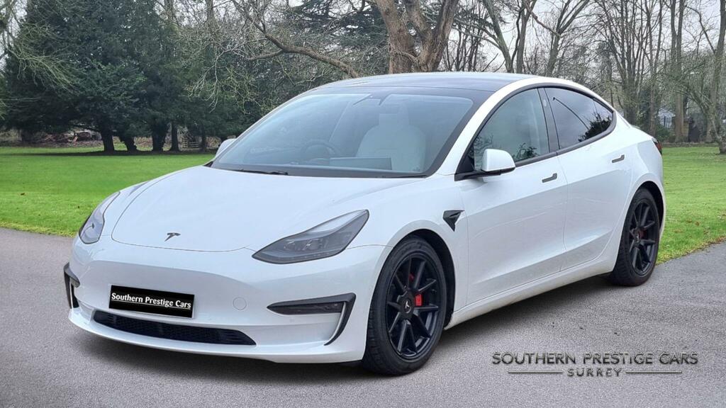 Tesla Model 3 Dual Motor Long Range 4Wde White #5