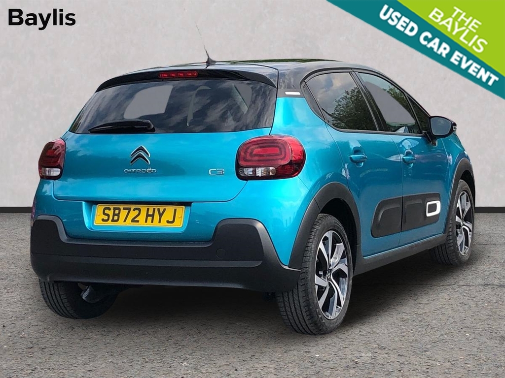 Citroen C3 1.2 Puretech Shine Plus SB72HYJ Blue #2