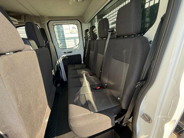 Ford Transit Custom 2.0 350 Ecoblue Chassis Double Cab Manu MX68XHZ White #5