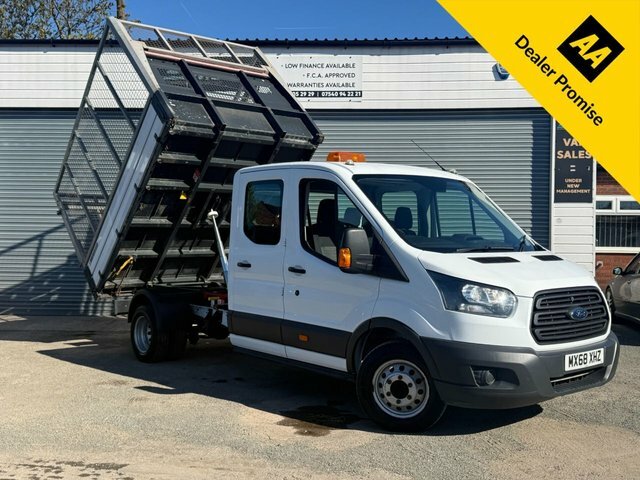 Ford Transit Custom 2.0 350 Ecoblue Chassis Double Cab Manu White