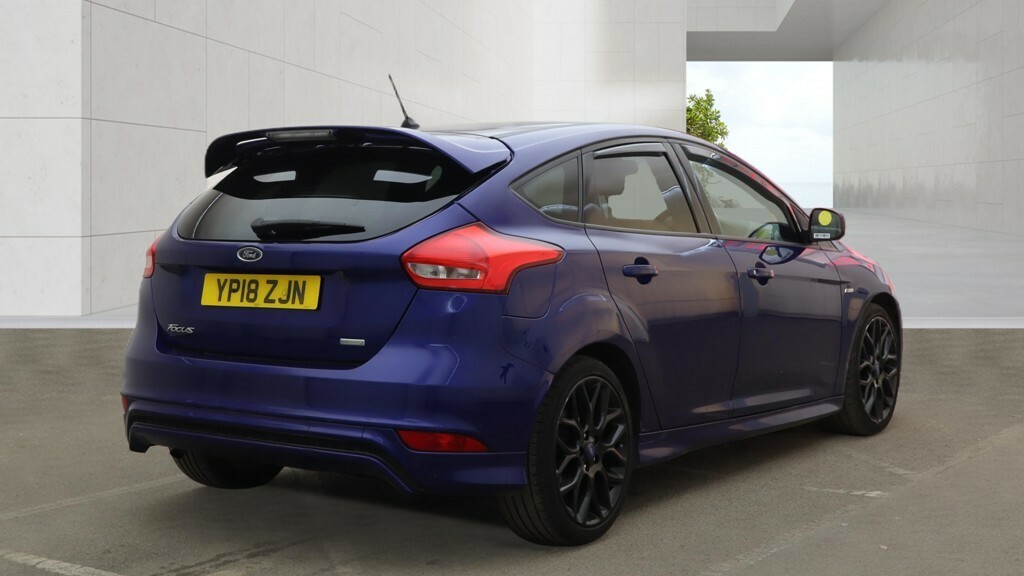 Ford Focus Hatchback 1.0 T Ecoboost St-line 201818 YP18ZJN Blue #4