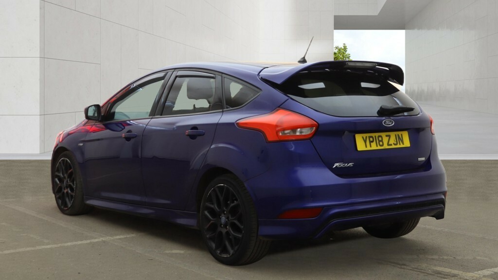 Ford Focus Hatchback 1.0 T Ecoboost St-line 201818 YP18ZJN Blue #3
