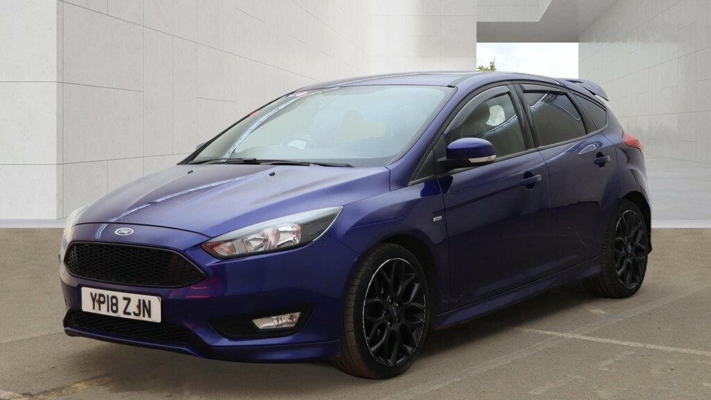 Ford Focus Hatchback 1.0 T Ecoboost St-line 201818 YP18ZJN Blue #2