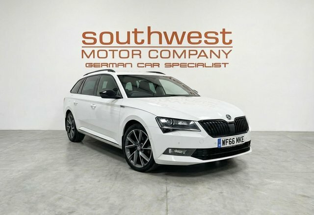 Skoda Superb Tdi Sportline Estate White