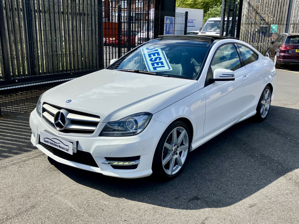 Mercedes-Benz C Class Coupe 2.1 C220 Cdi Amg Sport Edition 2014 WN64BXZ White #6