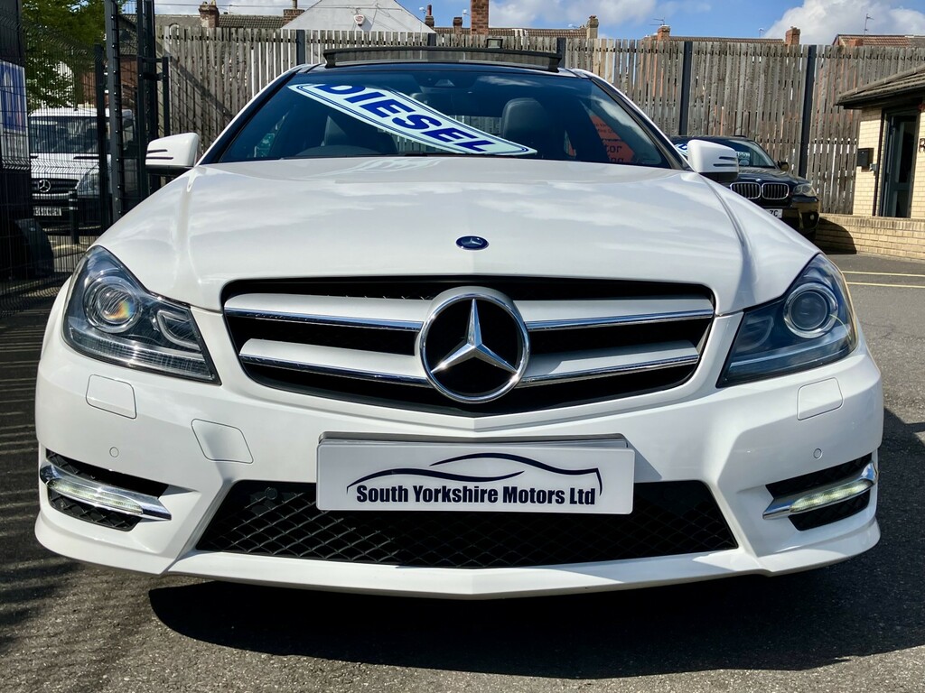 Mercedes-Benz C Class Coupe 2.1 C220 Cdi Amg Sport Edition 2014 WN64BXZ White #4