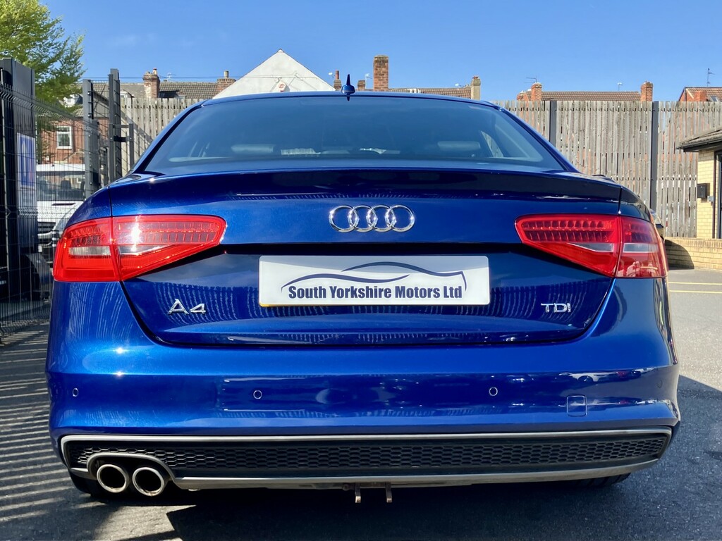 Audi A4 Saloon 2.0 Tdi S Line 2015 GD15MVX Blue #4