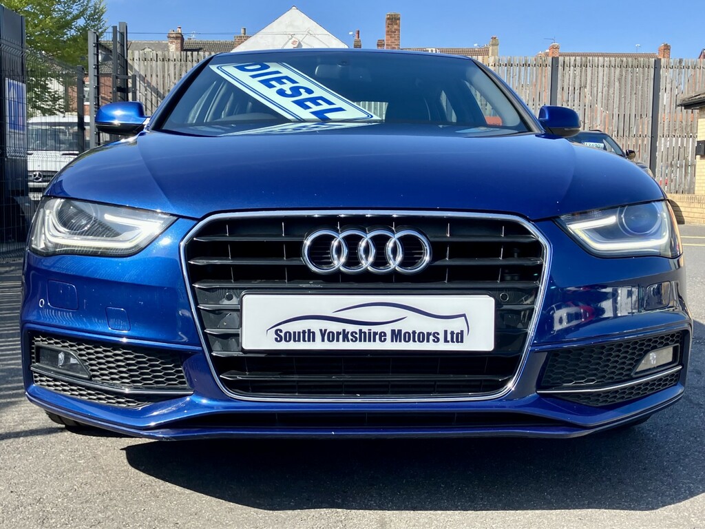 Audi A4 Saloon 2.0 Tdi S Line 2015 GD15MVX Blue #3