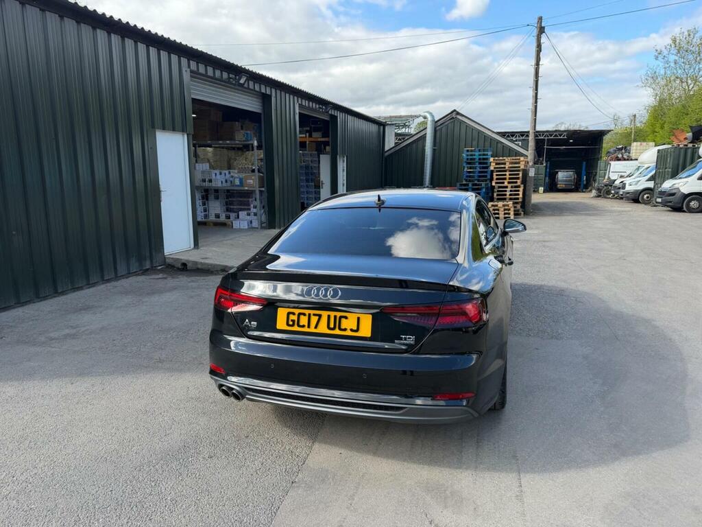 Audi A5 Coupe 2.0 Tdi S Line S Tronic Quattro Euro 6 Ss GC17UCJ Black #6