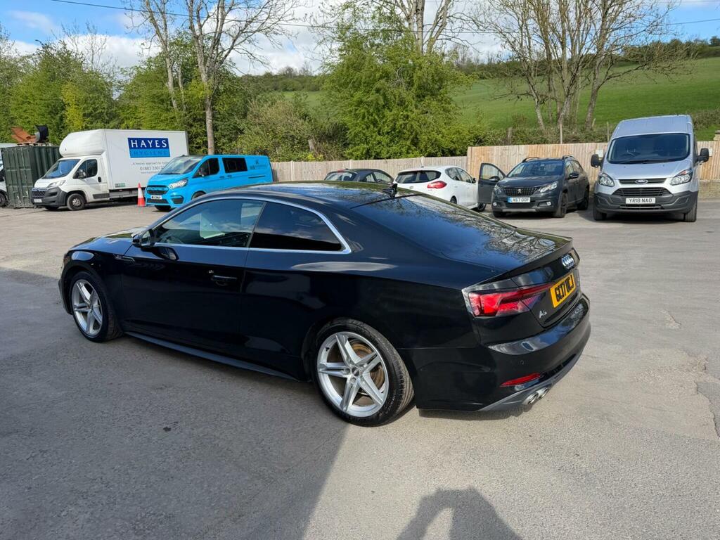 Audi A5 Coupe 2.0 Tdi S Line S Tronic Quattro Euro 6 Ss GC17UCJ Black #5