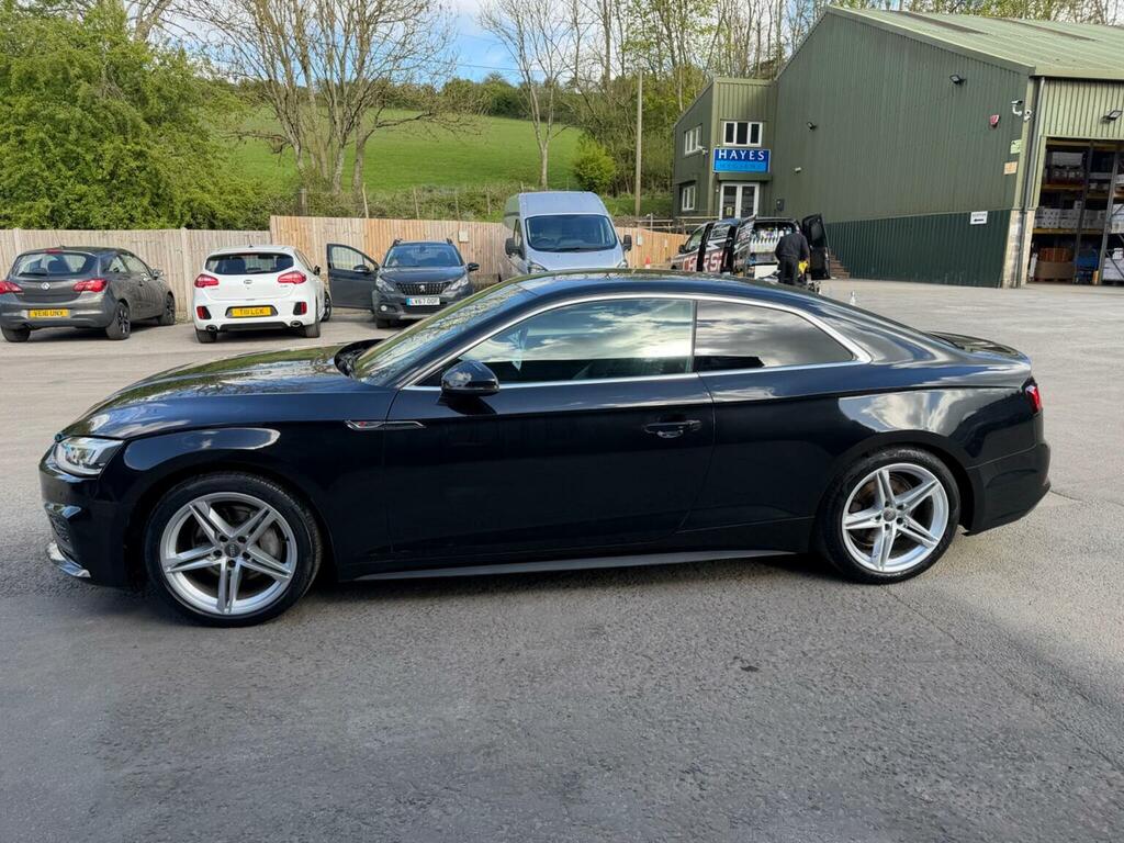 Audi A5 Coupe 2.0 Tdi S Line S Tronic Quattro Euro 6 Ss GC17UCJ Black #3