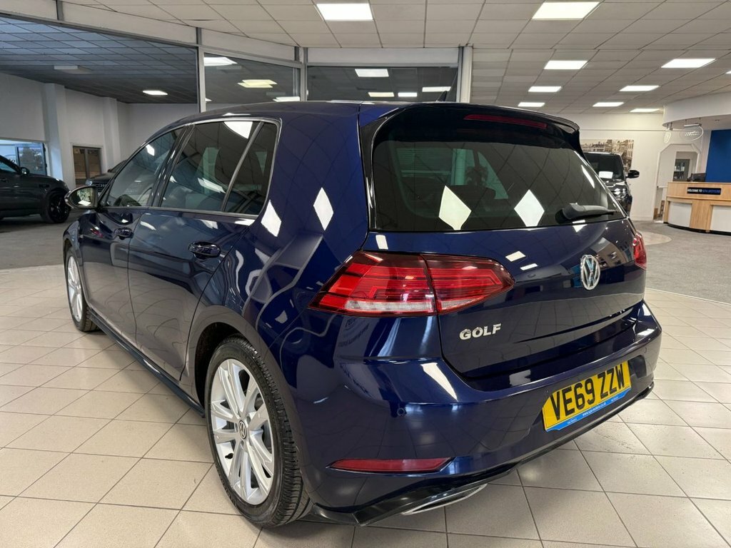 Volkswagen Golf 2L R-line VE69ZZW Blue #4